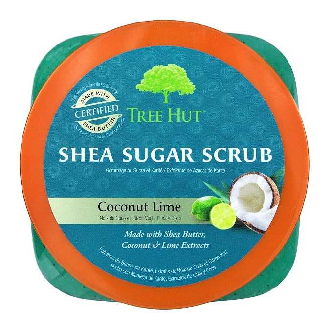Tree Hut Exfoliating Shea Sugar Body Scrub Coconut Lime 18 oz - Image 2