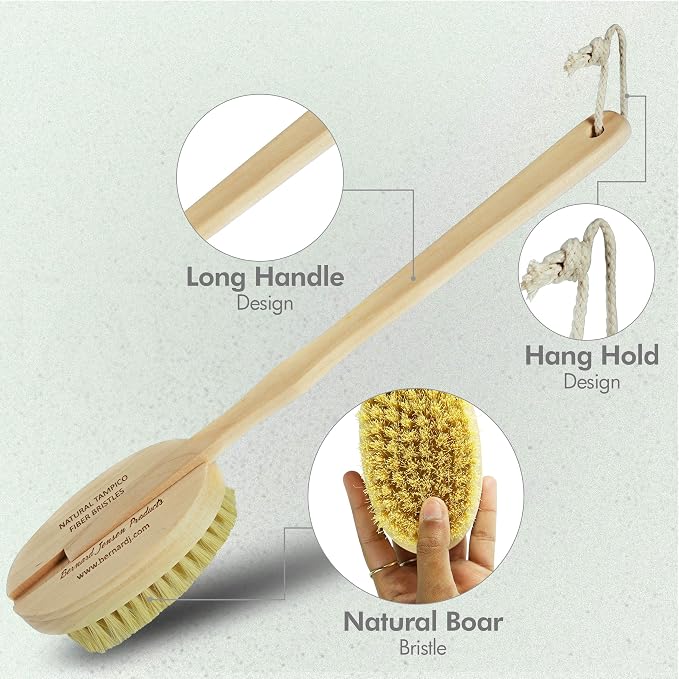Bernard Jensen Natural Bristle Body Brush - Image 6