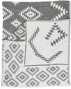 Bersuse 100% Cotton Teotihuacan XL Throw Blanket Turkish Towel Beach Blanket - Image 6