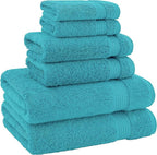 American Veteran Towel, 100% Cotton Turkish 6 Piece Towel Set Luxury Towels Set - Image 4
