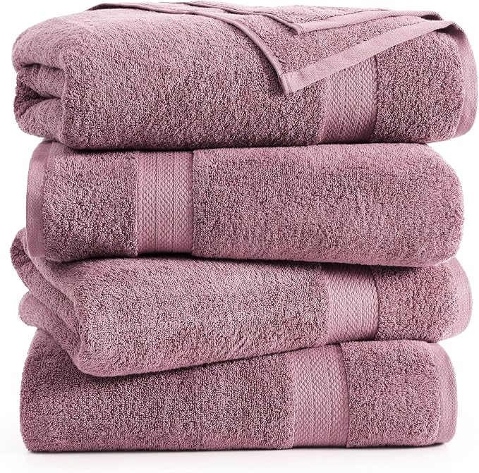 LANE LINEN Premium Bath Towels Set of 4 - Image 2
