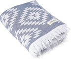 Bersuse 100% Cotton Teotihuacan XL Throw Blanket Turkish Towel Beach Blanket - Image 4