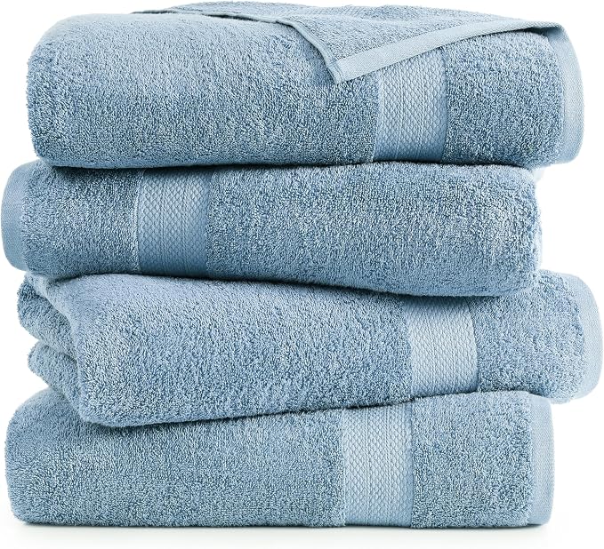 LANE LINEN 100% Ring Spun Cotton Bath Sheets - Image 2