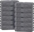 White Classic Wealuxe Grey Hand Towels by WhiteClassic