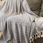 Bersuse 100% Cotton Milas XL Throw Blanket - Image 2