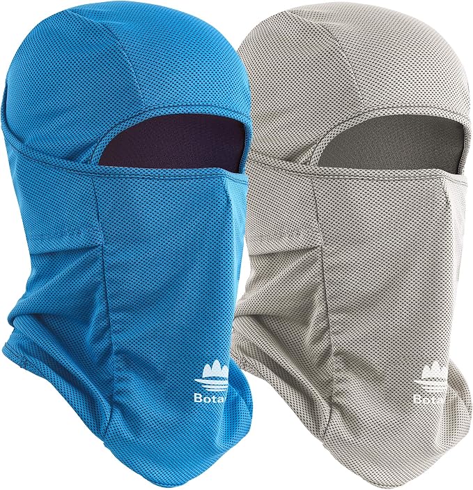 Balaclava Face Mask Sun UV Protection Breathable Full Head Mask by Botack