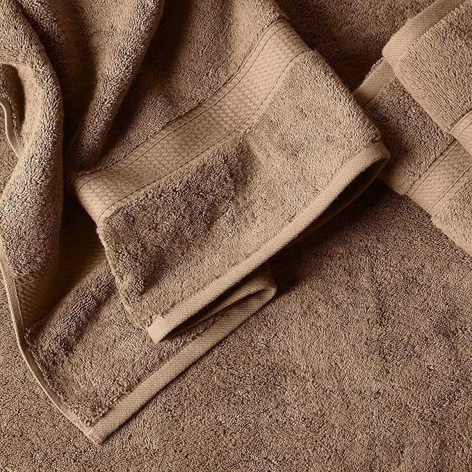 SUPERIOR Egyptian Cotton Pile 6 Piece Towel Set, Includes 2 Bath, 2 Hand - Image 3