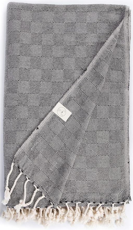 Bersuse 100% Cotton Milas XL Throw Blanket - Image 9