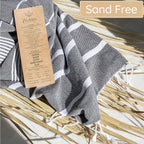 Premium Turkish Beach Towel – 100% Cotton, Quick Dry, Sand Free, Oversized - Image 3