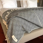 Bersuse 100% Cotton Milas XL Throw Blanket - Image 8