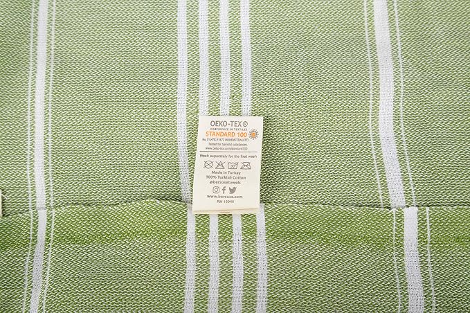 Bersuse Towels Anatolia XL Beach Blanket Throw Blanket Turkish Towel 100% - Image 9