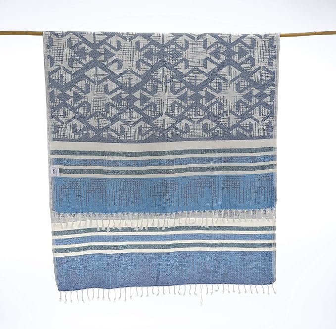 Turkish Bath Towel 100% Cotton, Eco-Friendly Quick Dry Travel Sauna Spa Beach - Image 2