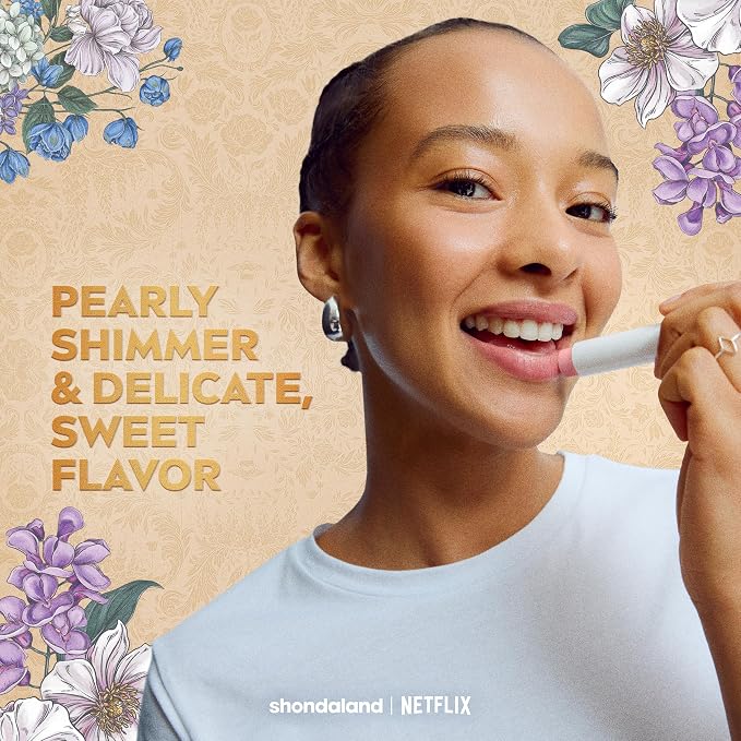 NIVEA Rose Meringue Lip Balm, Nourishing Lip Care, Bridgerton Limited Edition - Image 3