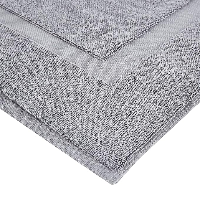 Amazon Basics Banded Bathroom Bath Rug Mat, Machine Washable, 100% Cotton - Image 5