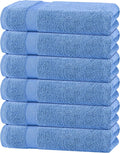 White Classic Wealuxe Light Blue Bath Towels 24x50 Inch, Cotton Towel Set by WhiteClassic