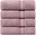 Lane Linen 100% Cotton Bath Sheets 4 Pack by LaneLinen