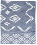 Bersuse 100% Cotton Teotihuacan XL Throw Blanket Turkish Towel Beach Blanket by Bersuse