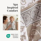 Modern Threads Floral Trail 6-Piece 100% Cotton Towel Set – Reversible Yarn - Image 4