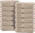White Classic Wealuxe Taupe Hand Towels by WhiteClassic