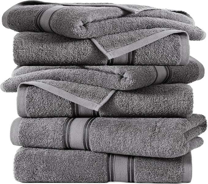 LANE LINEN Luxury Bath Towels Set of 6 - Image 2