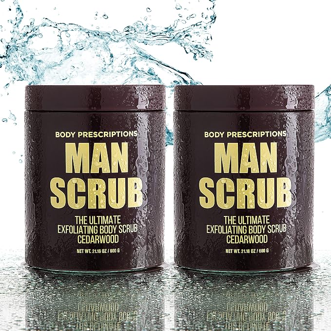 Body Prescriptions Men’s Exfoliating Body Scrub – Ultimate Skin Cleansing Wash - Image 6