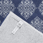 Modern Threads 6 Piece Reversible Yarn Dyed Jacquard Towel Set Artesia Damask - Image 3