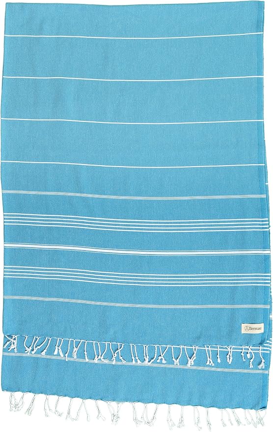 Bersuse Towels Anatolia XL Beach Blanket Throw Blanket Turkish Towel 100% by Bersuse