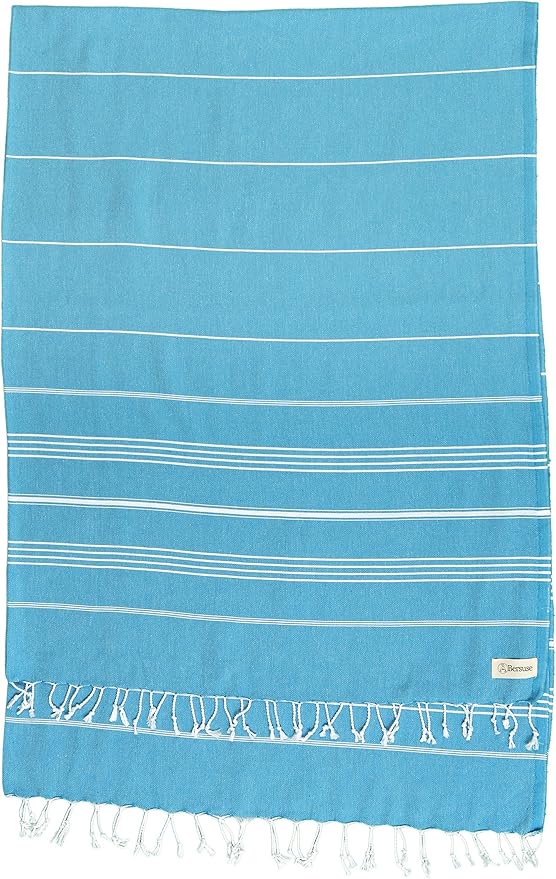 Bersuse Towels Anatolia XL Beach Blanket Throw Blanket Turkish Towel 100% by Bersuse