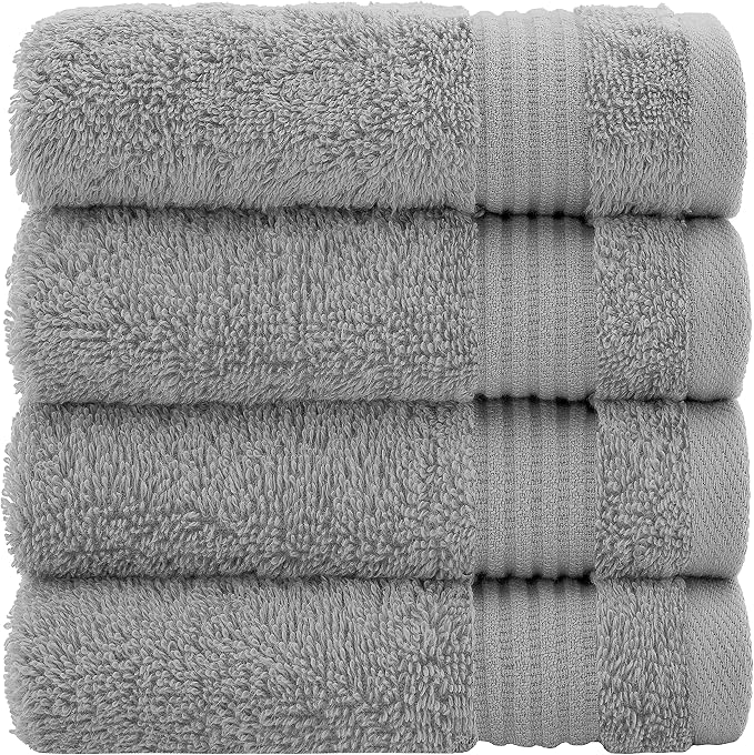 Cotton Paradise 100% Cotton Turkish Washcloth Set by UNITEDHOMETEXTILE
