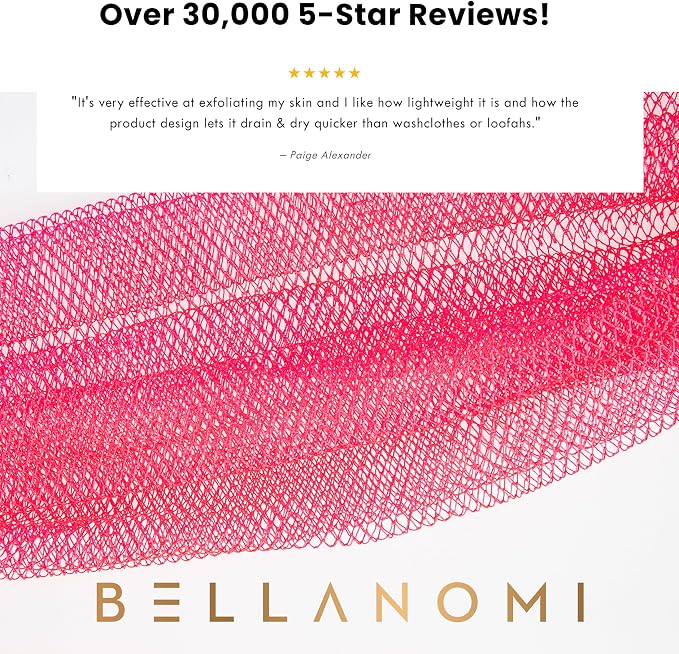 BELLANOMI African Exfoliating Net Sponge, Ethically sourced from Nigeria - Image 3