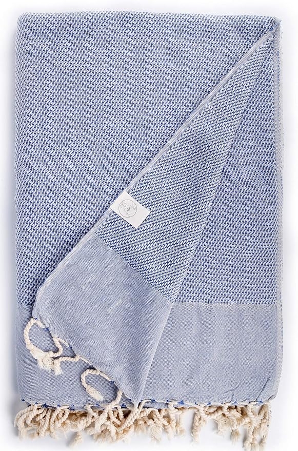 Bersuse 100% Cotton Ventura XL Throw Blanket by Bersuse