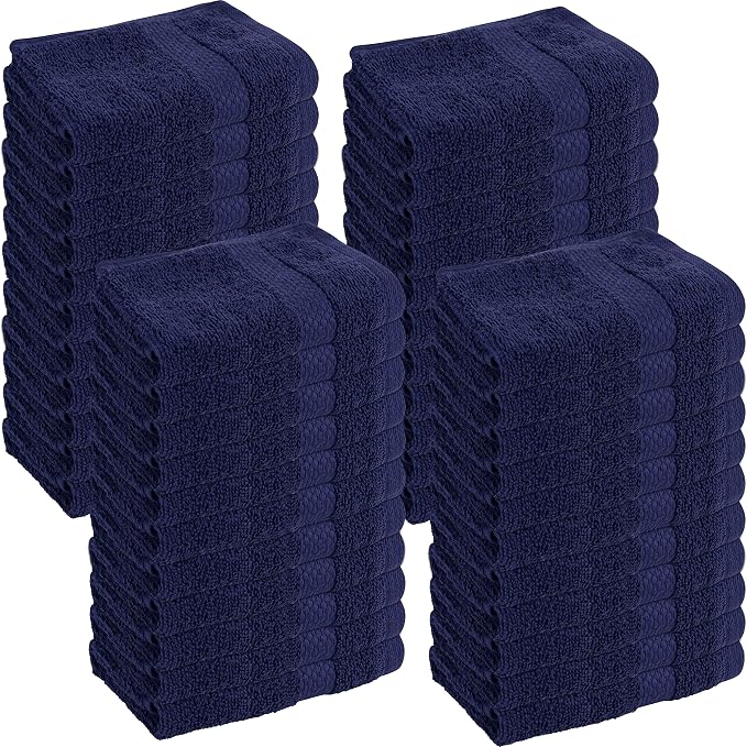 GREEN LIFESTYLE Washcloths 13" x 13" 48 Pack by GreenLifeStyle