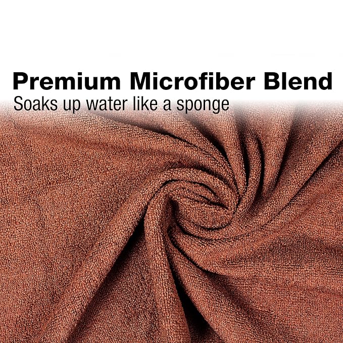 Eurow Microfiber Salon Towels – Bleachproof, Ultra Absorbent & Quick Drying – - Image 6