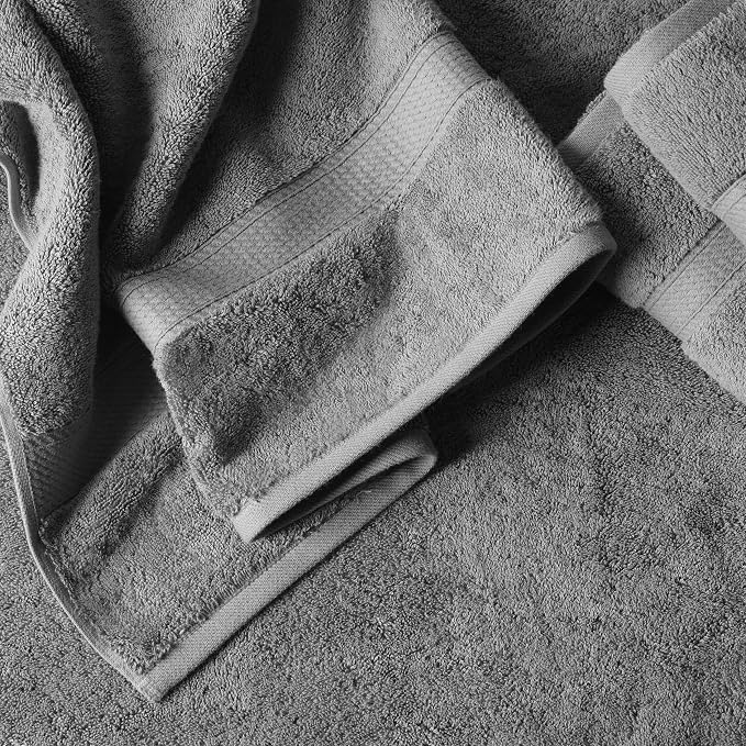 SUPERIOR Egyptian Cotton Pile 6 Piece Towel Set, Includes 2 Bath, 2 Hand - Image 3