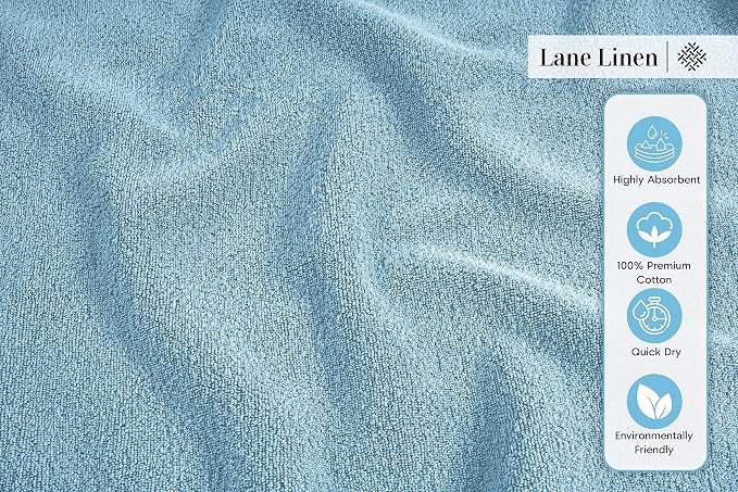 LANE LINEN Luxury Bath Towels Set - Image 5