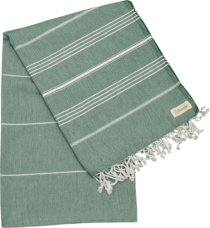 Bersuse Towels Anatolia XL Beach Blanket Throw Blanket Turkish Towel 100% - Image 6