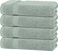 White Classic Green Bath Towels 27x54 Inch, Cotton Towel Set by WhiteClassic