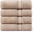 LANE LINEN 100% Cotton Bath Sheets Set of 4 by LaneLinen