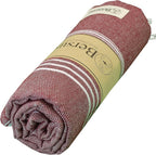 Bersuse Towels Anatolia XL Beach Blanket Throw Blanket Turkish Towel 100% - Image 2