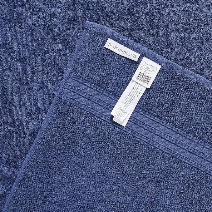 Modern Threads 6 Piece Reversible Yarn Dyed Jacquard Towel Set Artesia Damask - Image 4