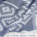 Premium Turkish Beach Towel – 100% Cotton, Quick Dry, Sand Free, Oversized Pool - Image 8