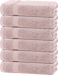 White Classic Wealuxe Pink Bath Towels 24x50 Inch, Cotton Towel Set by WhiteClassic