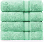 LANE LINEN 100% Cotton Bath Towels Set of 4 by LaneLinen