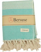 Bersuse 100% Cotton Hierapolis XL Throw Blanket by Bersuse