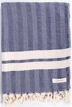 Bersuse 100% Cotton Herringbone XL Throw Blanket - Image 9