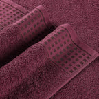 GLAMBURG 100% Cotton Ultra Soft 6 Pack Towel Set, Contains 2 Bath Towels 28x55 - Image 2