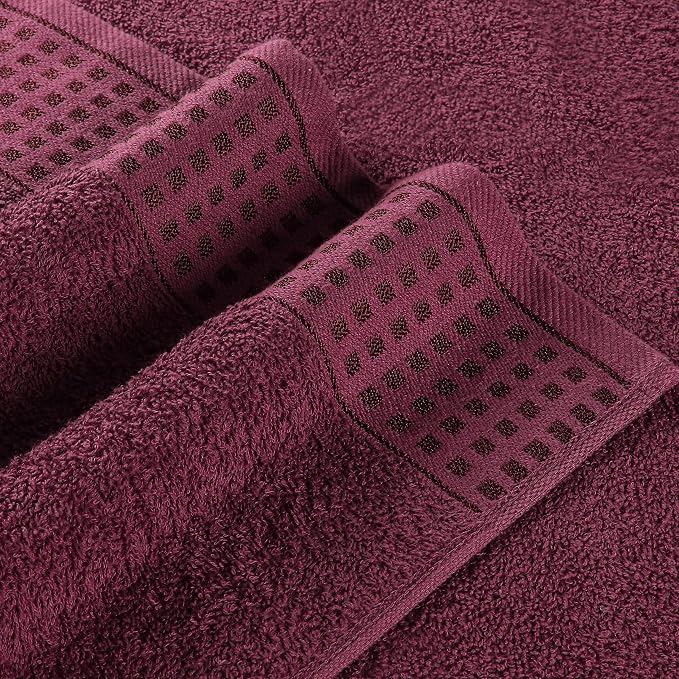 GLAMBURG 100% Cotton 2 Pack Oversized Bath Towel Set 28x55 Inches, Ultra Soft - Image 2