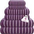 CASA COPENHAGEN Ecstatic 6Pcs 100% Egyptian Cotton Large Designer Towels Gift by CASACOPENHAGEN
