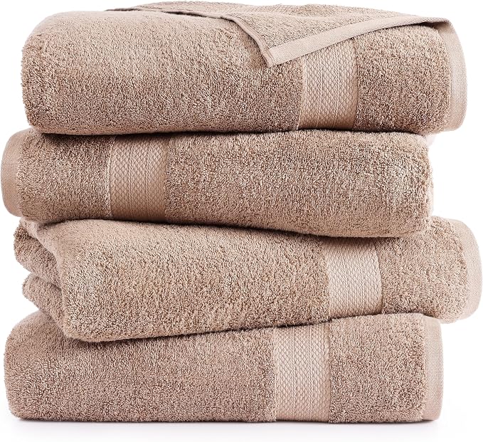 LANE LINEN Luxury Bath Towels Set of 4 - Image 2