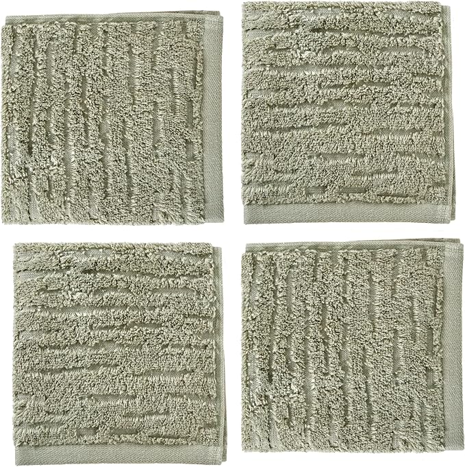 SKL Home CloudSoft Cotton Luxury 4-Piece Washcloth Set - Image 3